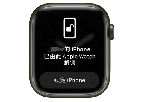 阿荣苹果手机维修分享用 AppleWatch 解锁配备面容 ID 的 iPhone方法 