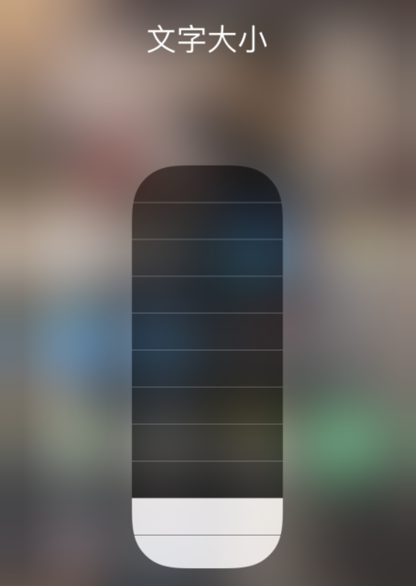 阿荣苹果手机维修分享小技巧：在 iPhone 控制中心快速调节字体大小 
