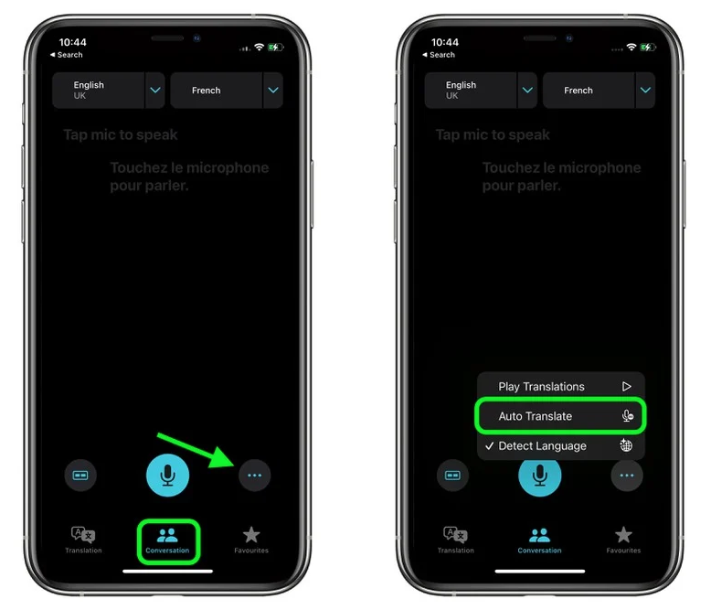 阿荣苹果手机维修分享iOS 15 “翻译” App 新改进 