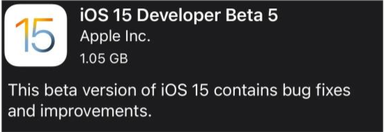 阿荣苹果手机维修分享如何升级到iOS15.0 beta5 